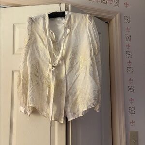 *NEW WITH TAGS* 7 for all mankind blouse size xs